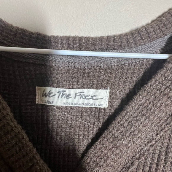 free people Large Sweater/Vest Preowned - Picture 2 of 9